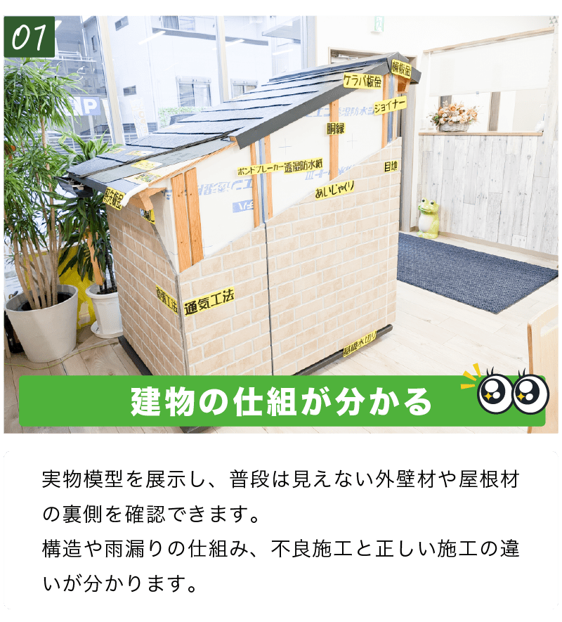 建物の仕組みがわかる