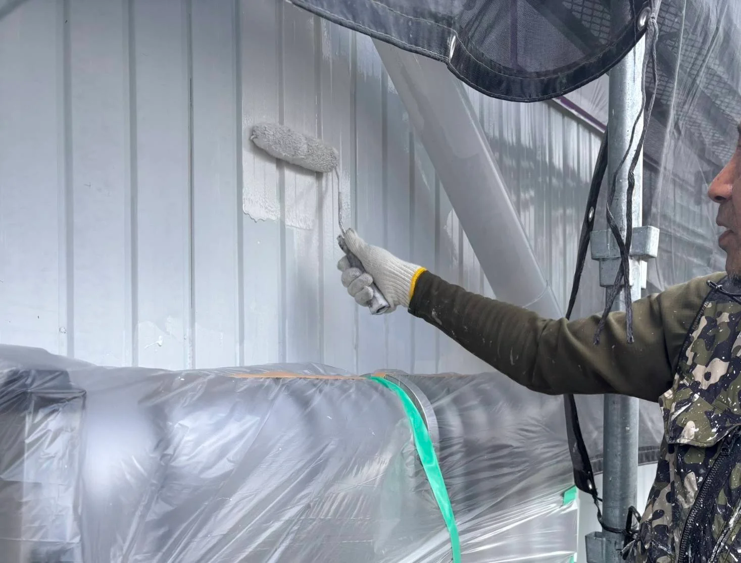 岡崎市の倉庫で外壁塗装 岡崎市の倉庫で外壁塗装